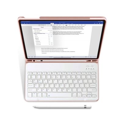 2. Tech-Protect SC Pen + Keyboard Case with Keyboard for iPad 10.9" 2022 - Pink