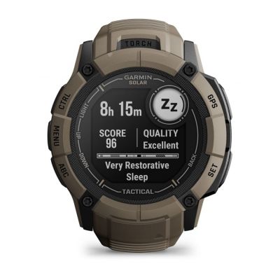12. Garmin Instinct 2X Solar Watch - Tactical Edition Coyote Tan