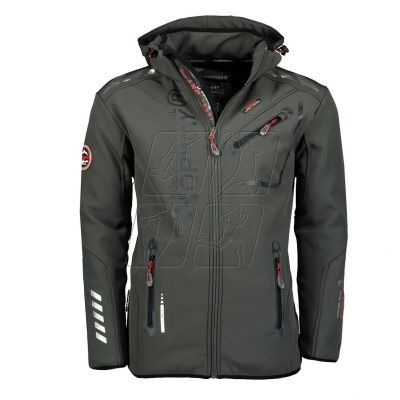 Geographical Norway Royaute ASSOR B MEN 068 M WW1975H/GN/Dark Gray / Black softshell jacket