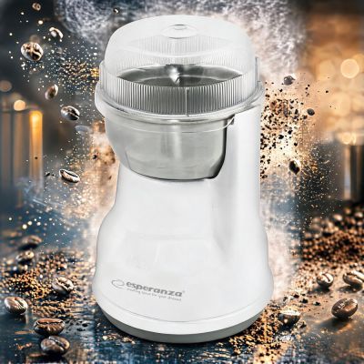 14. Esperanza Lungo EKC002W coffee grinder (160W; impact; white)