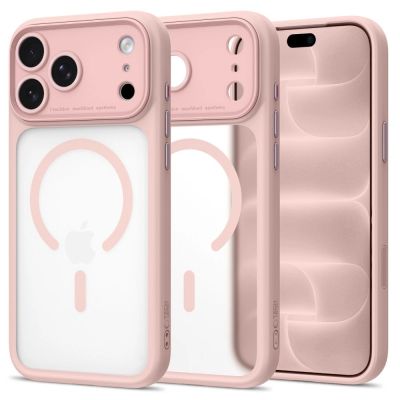 Tech-Protect MagPeak MagSafe CC Case for iPhone 18 Pro Max / 17 Pro Max – Matte Pink