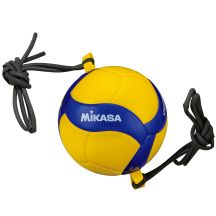 Mikasa V300W-AT-TR volleyball with rubbers, yellow and blue, size 5