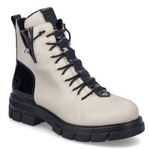 Women's insulated beige worker boots Rieker Z9152-60