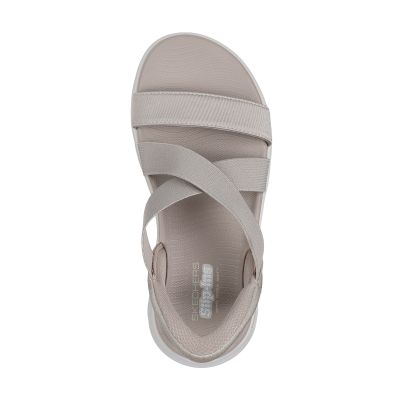 3. Skechers Women's GO WALK FLEX SANDAL GLIMMER UP 141489 TPE