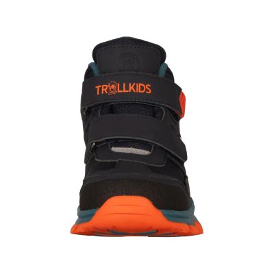 3. Trollkids Kids Kjerag Hiker black/stormy blue/flame orange (577-600)