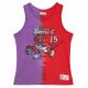 Mitchell & Ness NBA Toronto Raptors Vince Carter Tie Dye Cotton Tank - TTNK3206-TRAYYVCAPRRD