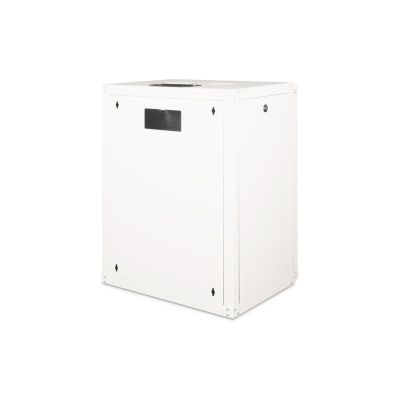 9. Digitus Unique 19" 16U wall-mounted network cabinet 600x450, glass door, gray, undivided, assembled, 100kg