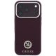 3. Guess Grained Round Strass Logo MagSafe Case for iPhone 18 Pro Max / 17 Pro Max - Burgundy