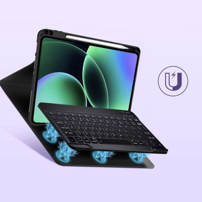 6. Tech-Protect SC Pen + Keyboard Case for Xiaomi Pad 11.2" 7 / 7 Pro / 8 / 8 Pro - Black