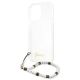 6. Guess GUHCP13LKPSWH iPhone 13 Pro / 13 6.1" Transparent Hardcase White Pearl