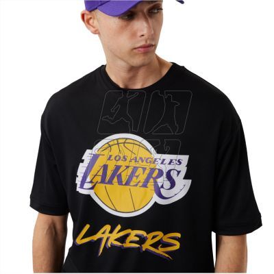 2. New Era NBA Los Angeles Lakers Script Mesh Tee M 60284737