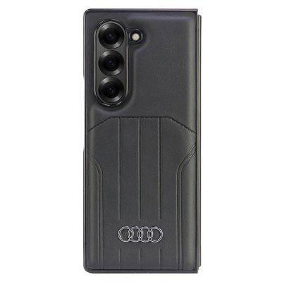 5. Audi Synthetic Leather MagSafe Case for Samsung Galaxy Z Fold 6 - Black