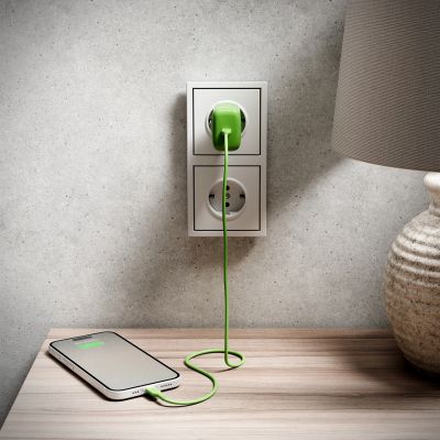 8. Puro ICON USB-C - USB-C cable 1.5m - green