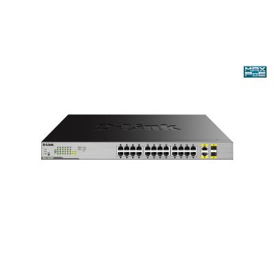 D-Link DGS-1026MP Network Link Unmanaged Gigabit Ethernet (10/100/1000) PoE Support Black, Gray