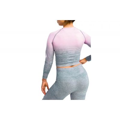 2. GymHero Ombre Rushguard Longsleeve LONG-MILKSHAKE Pink L