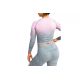 2. GymHero Ombre Rushguard Longsleeve LONG-MILKSHAKE Pink L