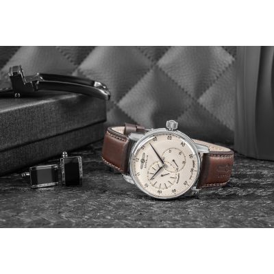 6. ZEPPELIN New Captain's Line Automatic Men's Watch 8662-5 + BOX