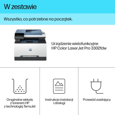 12. HP LaserJet Pro 3302fdw Wireless Multifunction Color Printer, Copier, Scanner; Duplex Printing
