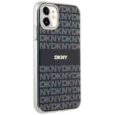 3. DKNY IML Mono & Stripe MagSafe case for iPhone 11 / Xr - black