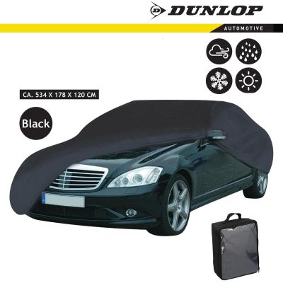 16. CAR COVER 534X178X120CM PEVA DUNLOP BLACK