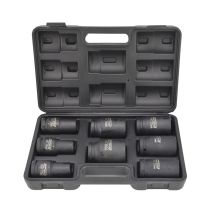 AWTOOLS ZESTAW NASADEK UDAROWYCH 3/4"  8cz./17-38mm/ DŁUGIE BLACK LINE