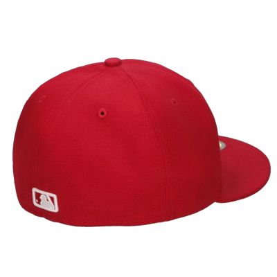 3. New Era League Essential 59Fifty Los Angeles Dodgers Cap 10047498 Red 7 1/4