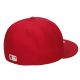 3. New Era League Essential 59Fifty Los Angeles Dodgers Cap 10047498 Red 7 1/4