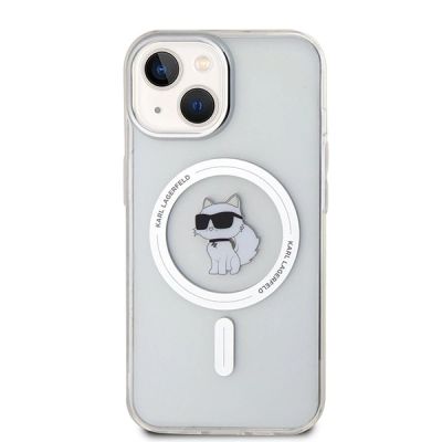 3. Karl Lagerfeld IML Choupette MagSafe case for iPhone 15 - transparent