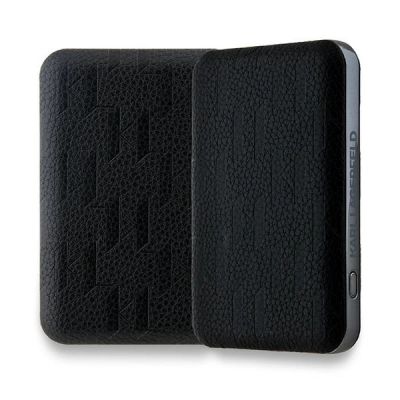 3. Karl Lagerfeld Powerbank inductive KLPB5FPGKSKIHK 16W 5000mAh black/black Karl Head Pin MagSafe