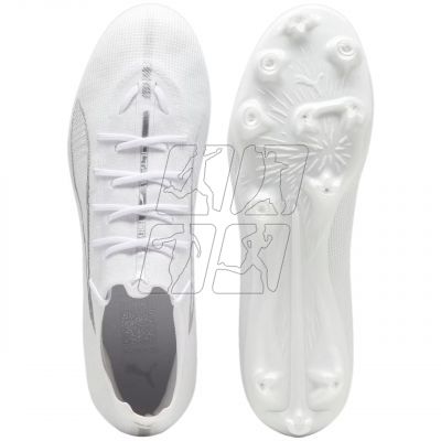 4. Puma Ultra 5 Pro FG/AG football boots white 107685 04