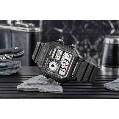 6. Men's Watch CASIO AE-1200WH-1AVDF + BOX