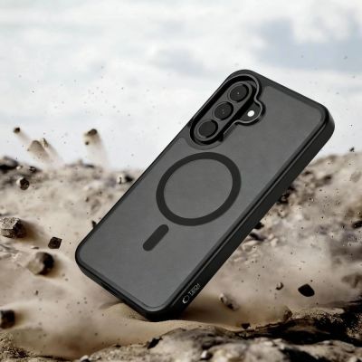 3. Tech-Protect Magmat MagSafe Case for Samsung Galaxy A57 5G - Semi-Transparent