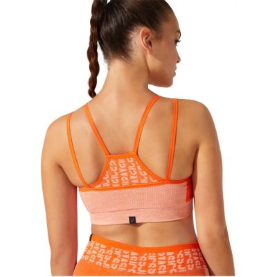 2. Asics Cropped Logo Seamless Bra W 2032B791-800