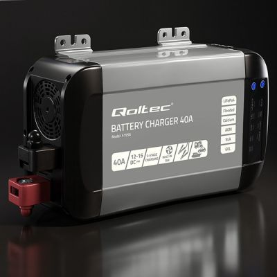 4. Intelligent professional Monolith charger for LiFePO4 AGM GEL SLA 40A 12V batteries
