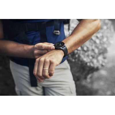 14. Hama 8900 GPS AMOLED Smartwatch 1.43" with Silicone Strap - Black