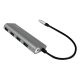 3. LogiLink UA0309 USB 3.2 Gen 1 (3.1 Gen 1) Type-C Hubs and Concentrators 5000 Mbit/s Gray
