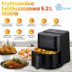 18. Extralink HOME AIR FRYER 5.2L EU SJ-520 Single 5.2L Hot Air Fryer Black