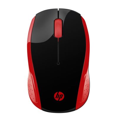 HP Wireless Mouse 200 Empress Red Wireless Mouse Red and Black 2HU82AA