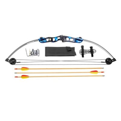 4. Poe Lang EK Firestar 25 lbs carbon blue compound bow