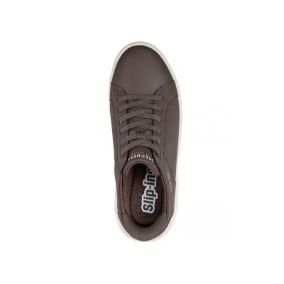 3. Skechers Slip-ins Court Break-Double Vented 183177-CHOC Chocolate