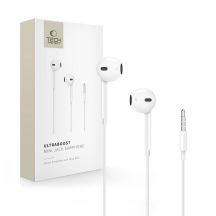 Tech-Protect Ultraboost Core Mini Jack Wired Headphones - White