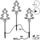 3. DECORATIVE LAMPS OUTDOOR PATH STICK 3 PCS CHRISTMAS TREE NEON