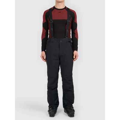 Men's ski pants with membrane and elastic suspenders 4F 4FWAW26TFTRM1453-20S