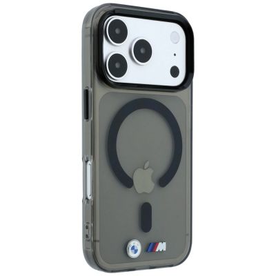 4. BMW M IML Glossy Metal Logo & Trims MagSafe Case for iPhone 17 Pro / 18 Pro - Black