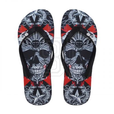 4. Philipp Plein M IMPS900 men&#39;s flip-flops