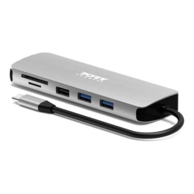 Port Designs 900164 Docking Station Wired USB 3.2 Gen 1 (3.1 Gen 1) Type-C Stainless Steel