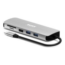 Port Designs 900164 Docking Station Wired USB 3.2 Gen 1 (3.1 Gen 1) Type-C Stainless Steel