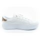 4. Lacoste women's sports shoes Ziane Platform 126 sneakers white fashionable