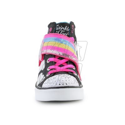 2. Skechers Twinkle Toes shoes: Twinkle Sparks - Shooting Star Jr 314775L-BKMT