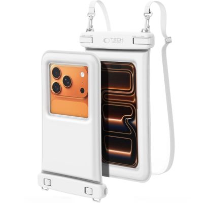 4. Tech-Protect UWC7 6.9" Waterproof Case - White